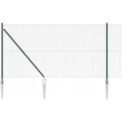 Zahradní sloupek. Zelený 10 x 1 m (oka 16 x 16 mm) Ocel