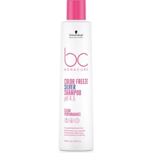 Schwarzkopf BC Bonacure Color Freeze Silver сребърен шампоан за блонд коса и коса с кичури 250ml