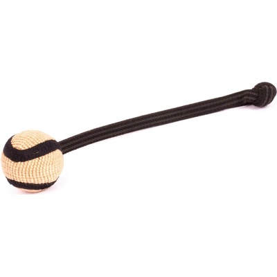 B & F pešek tréninkový jutový míček s poutkem 7 cm
