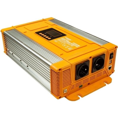 Carspa PX2000-24, 24V/230V+USB 2000W čistá sinusovka