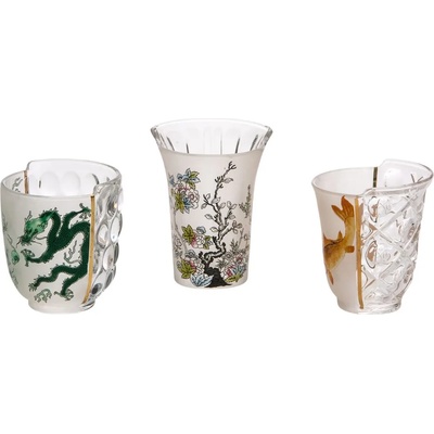 Seletti Чаша за вода HYBRID AGLAURA, комплект 3 бр. , Seletti (SLT09734)