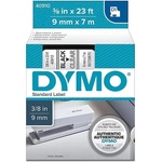DYMO Лента 40910, 9 x 7 m, черни букви-прозрачен фон