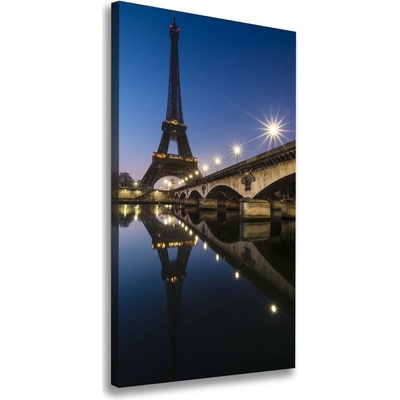 Vertikálny foto obraz na plátne Eiffelová veža Paríž 50x100 cm