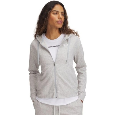 Under Armour RIVAL TERRY HOODIE dámská mikina šedá