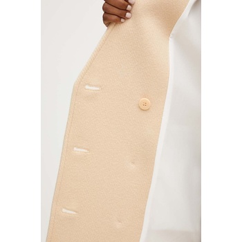 Patrizia Pepe Вълнен елек Patrizia Pepe в бежово преходен модел 8O0144 A361 (8O0144.A361)