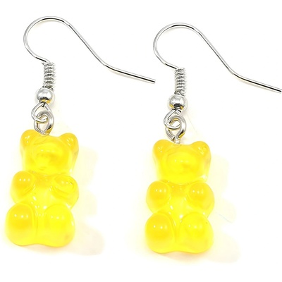 HARAHU Обеци Bear - Жълта KP27467 (27467)