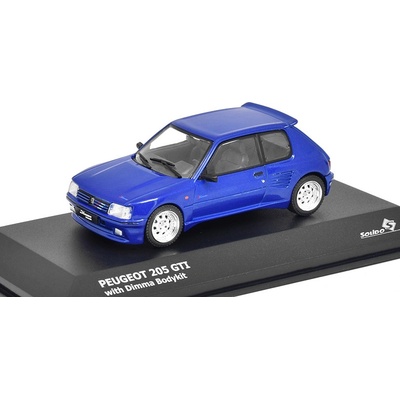 Solido Peugeot 205 GTI Dimma 1988 modrá 1:43