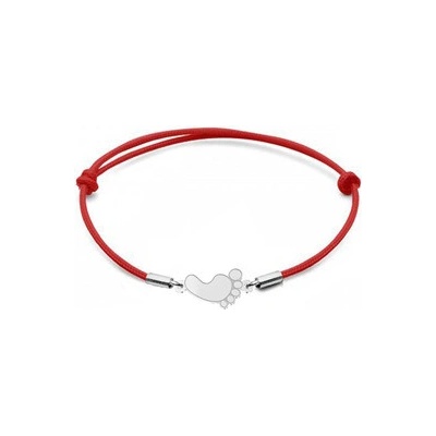 Nubis stříbrný textilní s destičkou SX115-R