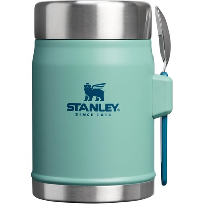 Stanley termoska jídelní se lžící vidličkou The Legendary Classic Food Jar 400 ml 14oz Spring Green