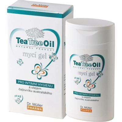 Dr. Müller Tea Tree oil mycí gel pro intimní hygienu 200 ml
