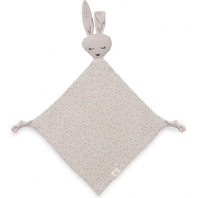 Hauck mazlík Cuddle N Play rabbit beige dots