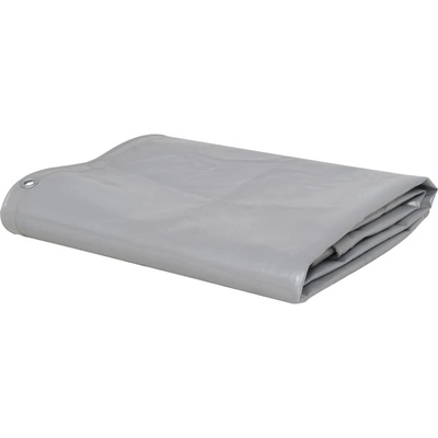 Petrashop Plachta 4 x 4 m 650 g/m² šedá Šedá 43813