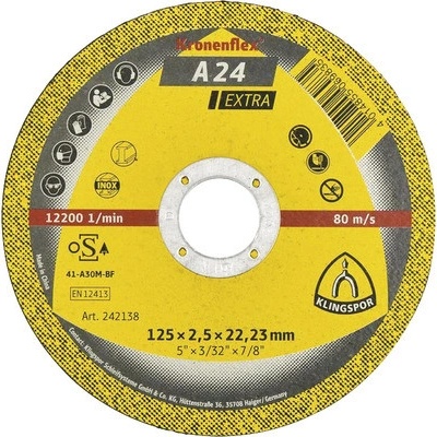 Kotouč řezný 125x2,5x22 A-ocel