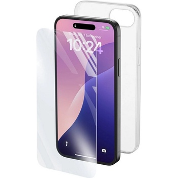 Cellularline Калъф и протектор Cellularline - Protection kit, iPhone 16e, прозрачни (PROTKITIPHSE4T)