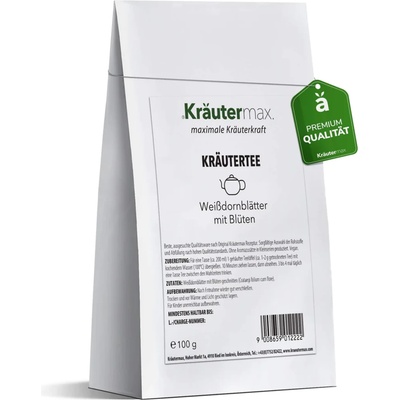 Kräuter Max Билков чай от листа и цветя на глог - 100 г