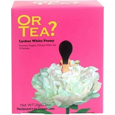 Or Tea? BIO Lychee White Peony Krabička s čajovými sáčky po 10 ks