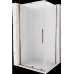 Mexen Velar плъзгаща се душ кабина 120 x 85 см, матирано стъкло, розово злато - 871-120-085-31-60 (871-120-085-31-60)