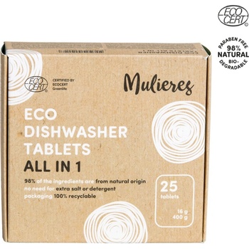Mulieres Tablety do myčky vše v jednom BIO 25 ks