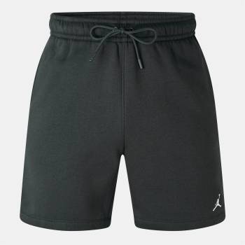 Air Jordan Мъжки поларени къси панталони Air Jordan AJ Brooklyn Fleece Shorts Mens - Black/White