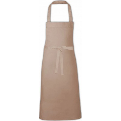 Link Kitchen Wear Extra široká klasická dlouhá zástěra na grilování Písková X999