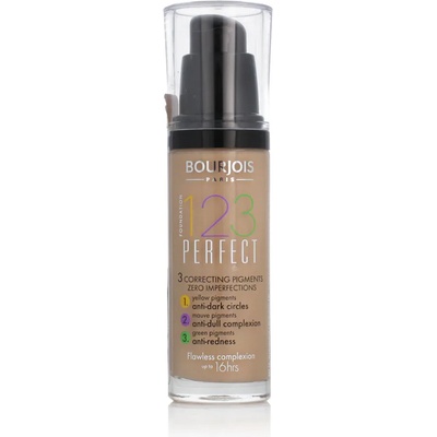 Bourjois Paris 123 Perfect Фон дьо тен за жени 30 ml нюанс 53 Light Beige
