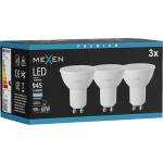 Mexen Nova 3x LED крушка GU10, 9W, Студена - 6500K, 945 lm - L108-GU10-0965-01x03 (L108-GU10-0965-01x03)