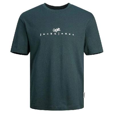 Тениска Jack & jones Silverlake Puff short sleeve T-shirt - Green (Magical Forest)