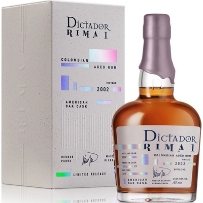 Dictador Rima American Oak Cask 20y 2002 42% 0,7 l (karton)