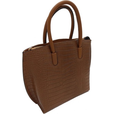 Donatella dámská kožená kabelka 903919 cognac