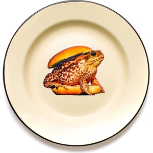 Seletti Чиния Seletti Wears Toiletpaper Frog емайлирана (16842)