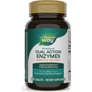 Nature's Way Mega-Zyme Панкреатични ензими 100 таблетки | Nature’s Way (04251)