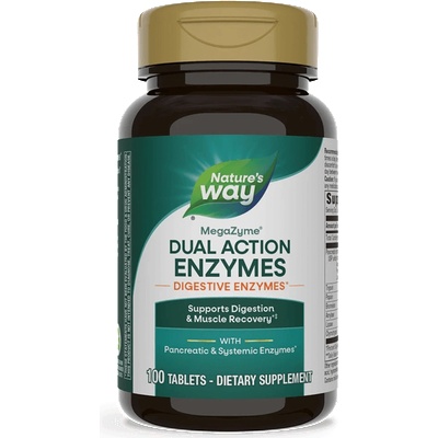 Nature's Way Mega-Zyme Панкреатични ензими 100 таблетки | Nature’s Way (04251)