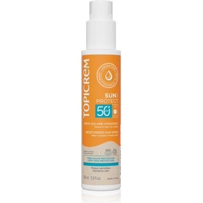 TOPICREM Sun Protect Moisturizing Sun Spray защитен спрей с хидратиращ ефект SPF 50+ 150ml