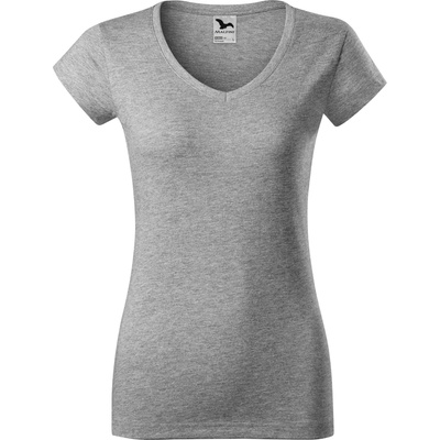 MALFINI Malfini fit v-neck 162 / Дамска тениска с "v" деколте - тъмносив меланж m (1621214)