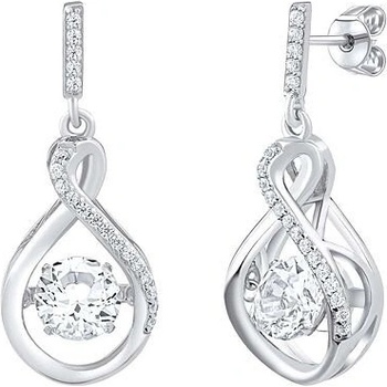 SILVEGO náušnice MW13380EWT