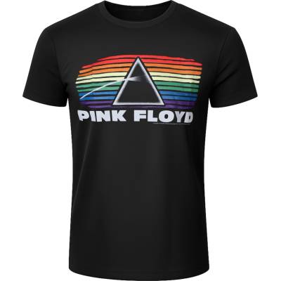 NNM мъжка тениска Pink Floyd - Prism Painted Bars - Black - 52106500