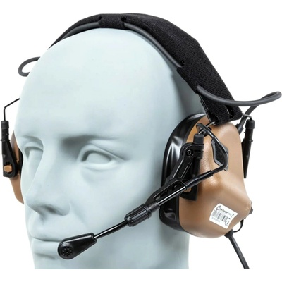 Elektronická sluchátka M31 Plus, Earmor, coyote brown – Sleviste.cz