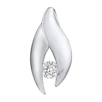 SILVEGO Strieborný prívesok Claire s čírym Brilliance Zirconia FWP15198W