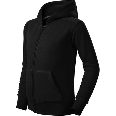 Trendy Zipper mikina dětská černá