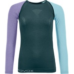 Ortovox Дамско мериносово термобельо Ortovox Women's 120 Comp Light Long Sleeve Merino base layer - Dark Arctic Grey (115-0991-0713)
