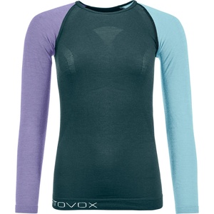Ortovox Дамско мериносово термобельо Ortovox Women's 120 Comp Light Long Sleeve Merino base layer - Dark Arctic Grey (115-0991-0713)
