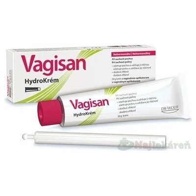 Vagisan HydroKrém vaginálny krém 50 g + 1 aplikátor,