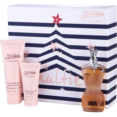 Jean Paul Gaultier Classique EDT 50 ml + sprchový gel 30 ml + tělové mléko 75 ml dárková sada