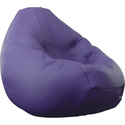 BULMEG Пуф bulmeg pt2ppin, Голям барбарон тип круша с водоустойчив перящ се калъф, Пълнеж от полистиролни перли, 320л, Индиго (pt2ppin)