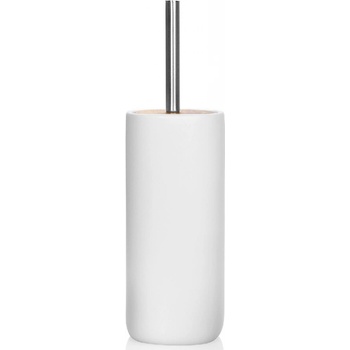 Andrea House WC kartáč bílý/dřevo Ø11 x 37 cm