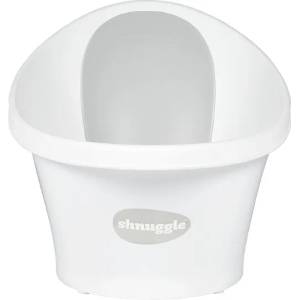 shnuggle Бебешка вана за къпане Shnuggle, 60 cm, White-Grey Banana (SBP-WGY-EUR)