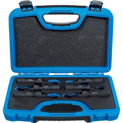 BGS technic Sada plochých otevřených klíčů 12,5 mm 1/2" flexibilní 10dílná BGS 6931