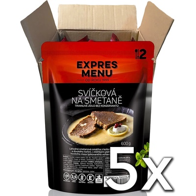 EXPRES MENU Sviečková na smotane 5 x 600 g