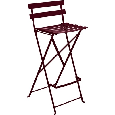 Fermob Bistro Třešňově červená kovová skládací