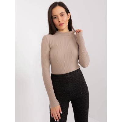 ! Feel Good Blouse RV-BZ-9205.23X-dark beige hnedá